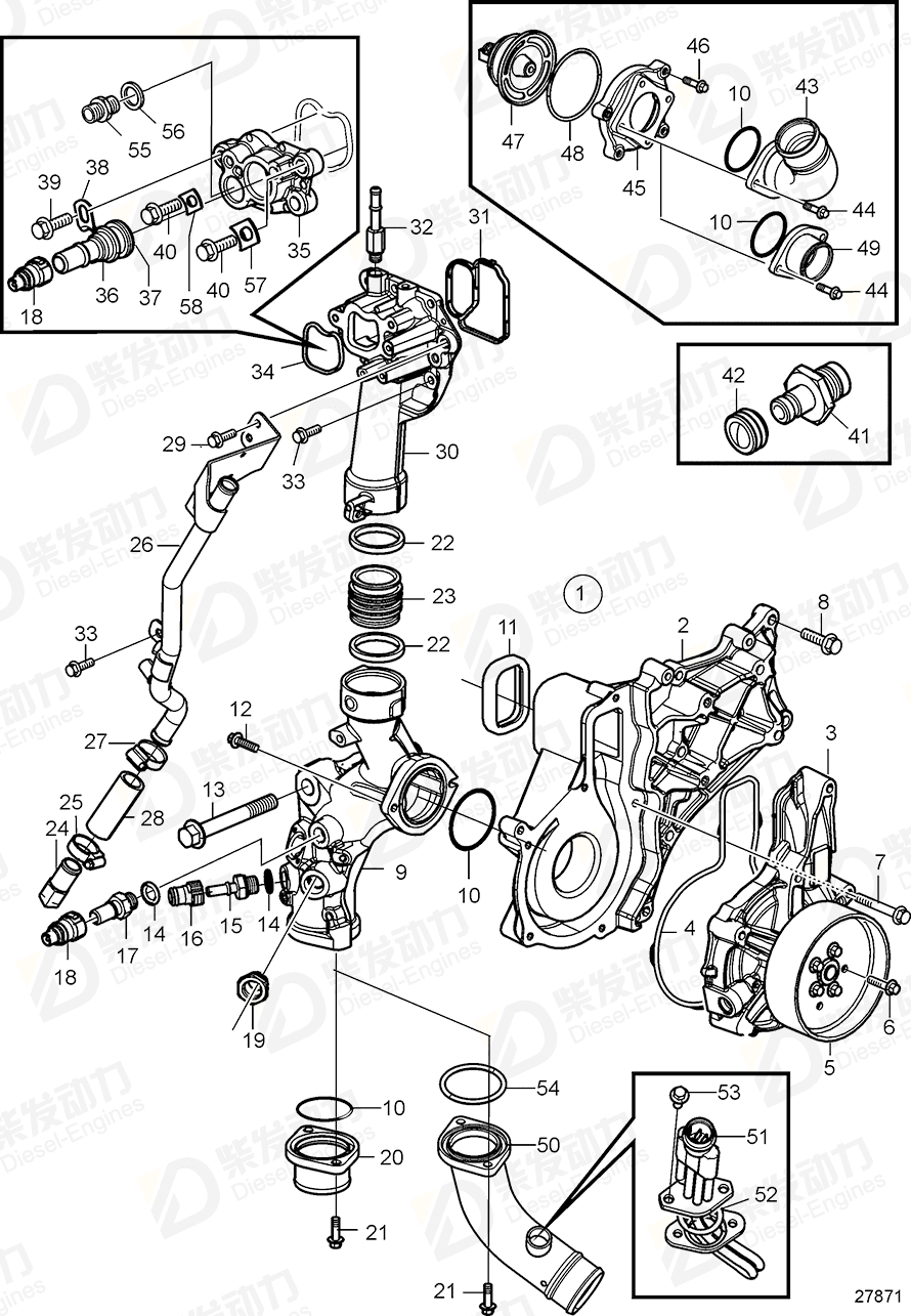 volvo penta Plug 20562028 Drawing volvo penta Plug 20562028 Drawing